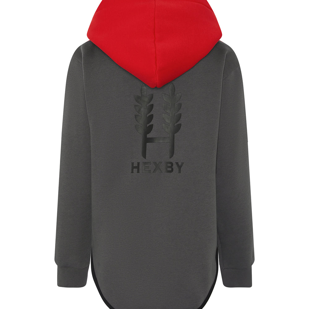 Mullet Shearing Hoodie - Red/Grey - Hexby