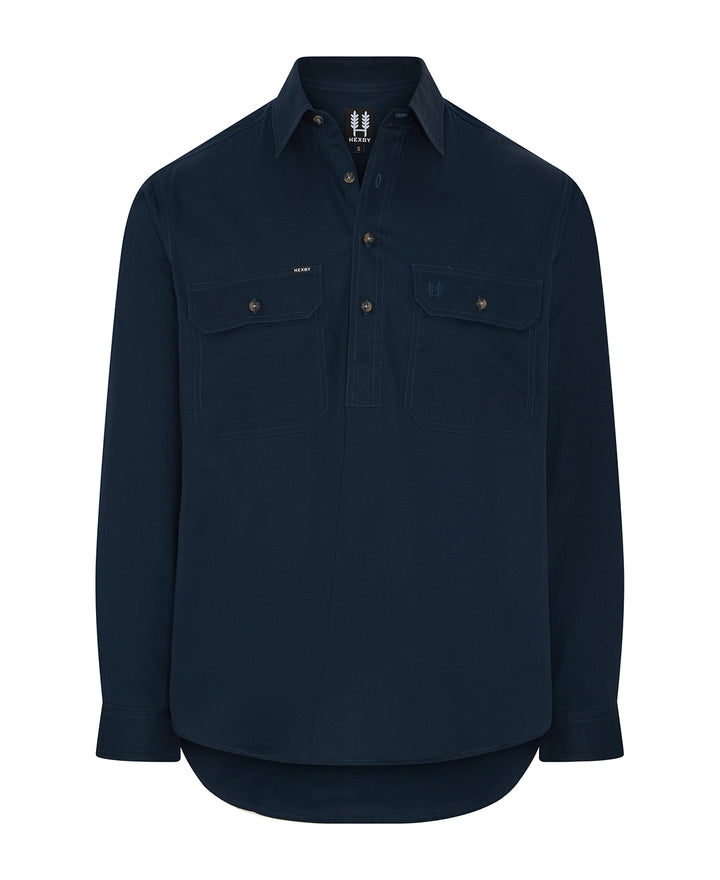 Men's Work Shirt - Navy