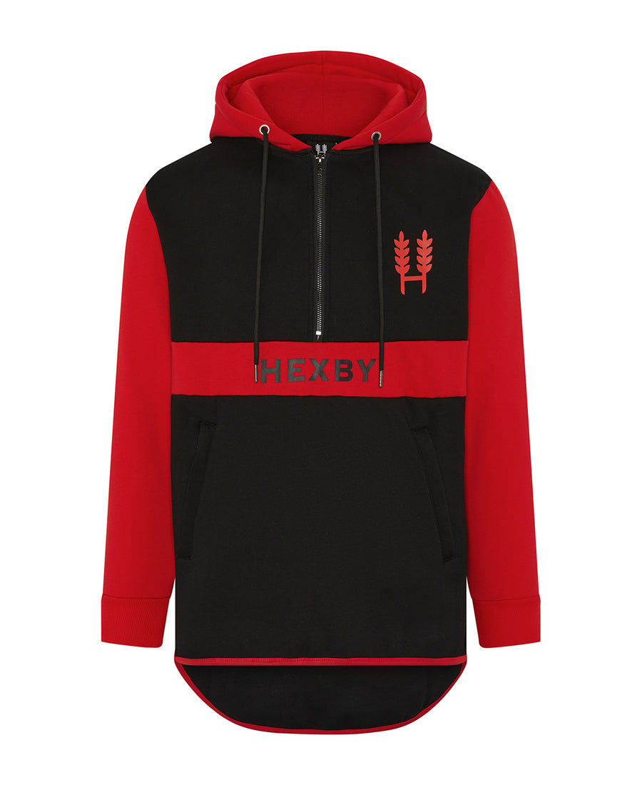 Mullet Shearing Hoodie - Red/Black