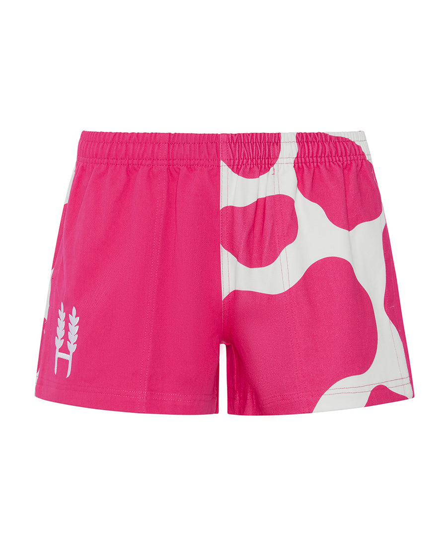 Hexby Pink Holstein Harlequin Shorts