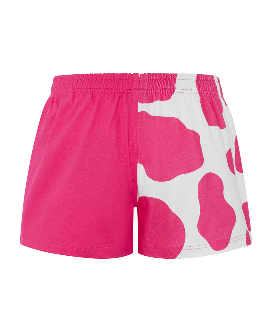 Hexby Pink Holstein Harlequin Shorts