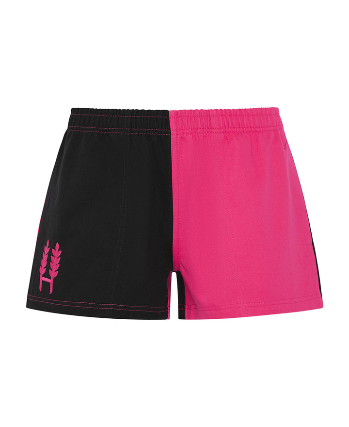 Pink/Black Harlequin Shorts