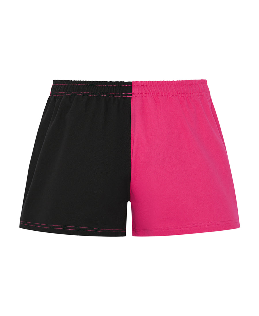 Pink/Black Harlequin Shorts