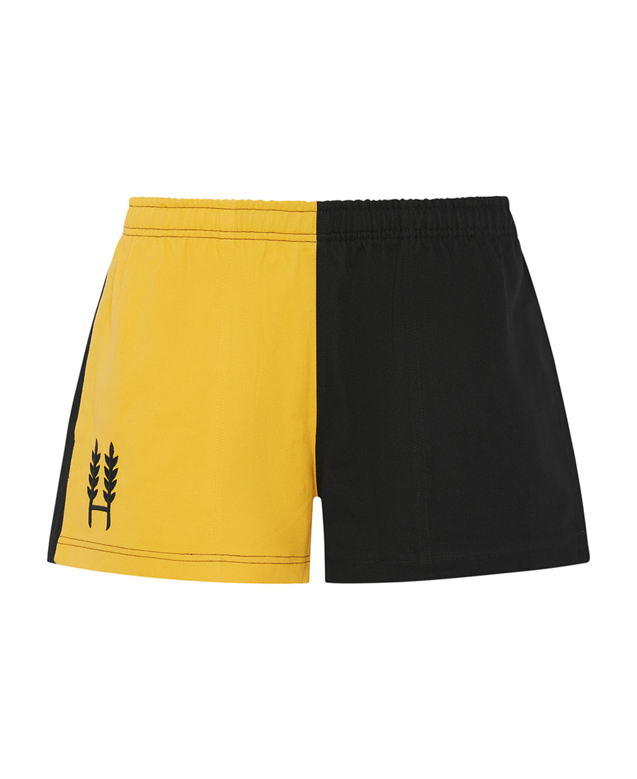 Yellow/Black Harlequin Shorts