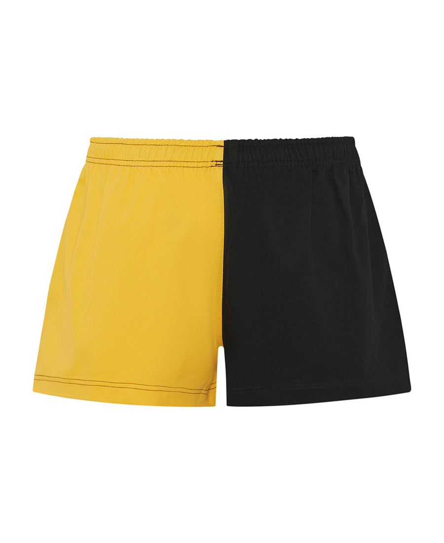 Yellow/Black Harlequin Shorts