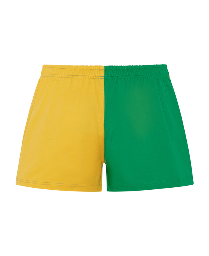 Yellow/Green Harlequin Shorts