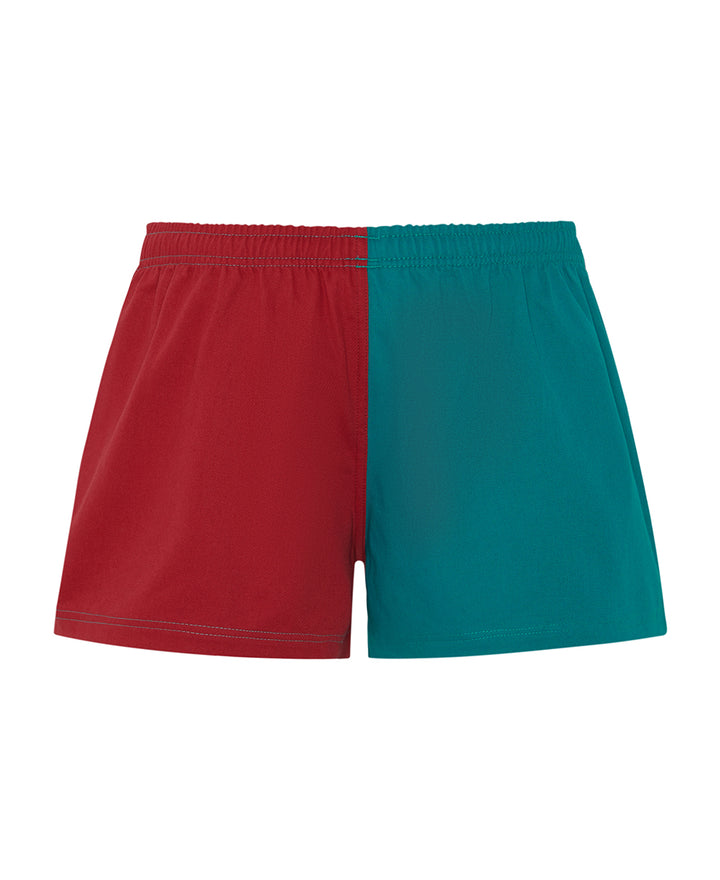 Claret/Teal Harlequin Shorts