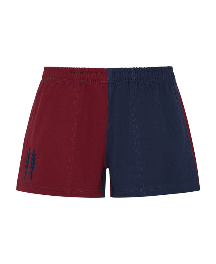 Claret/Blue Harlequin Shorts