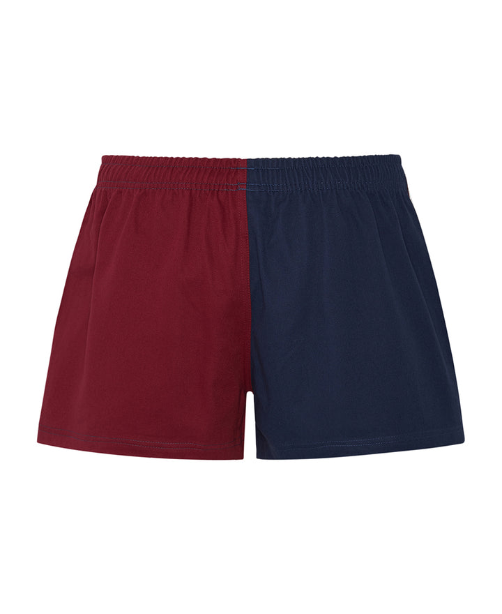 Claret/Blue Harlequin Shorts