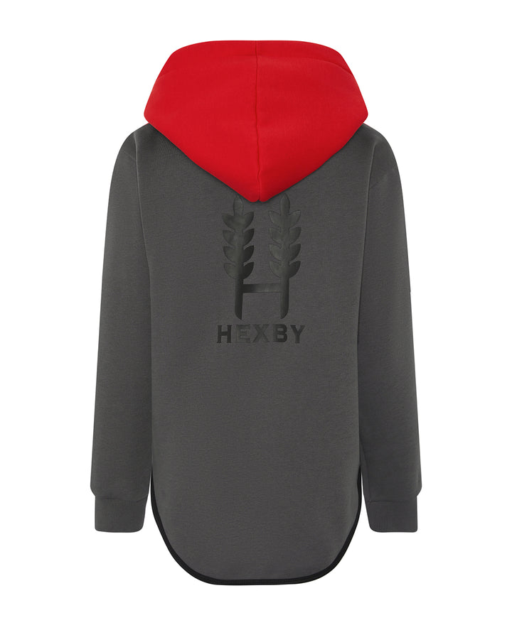 Mullet Shearing Hoodie - Red/Grey