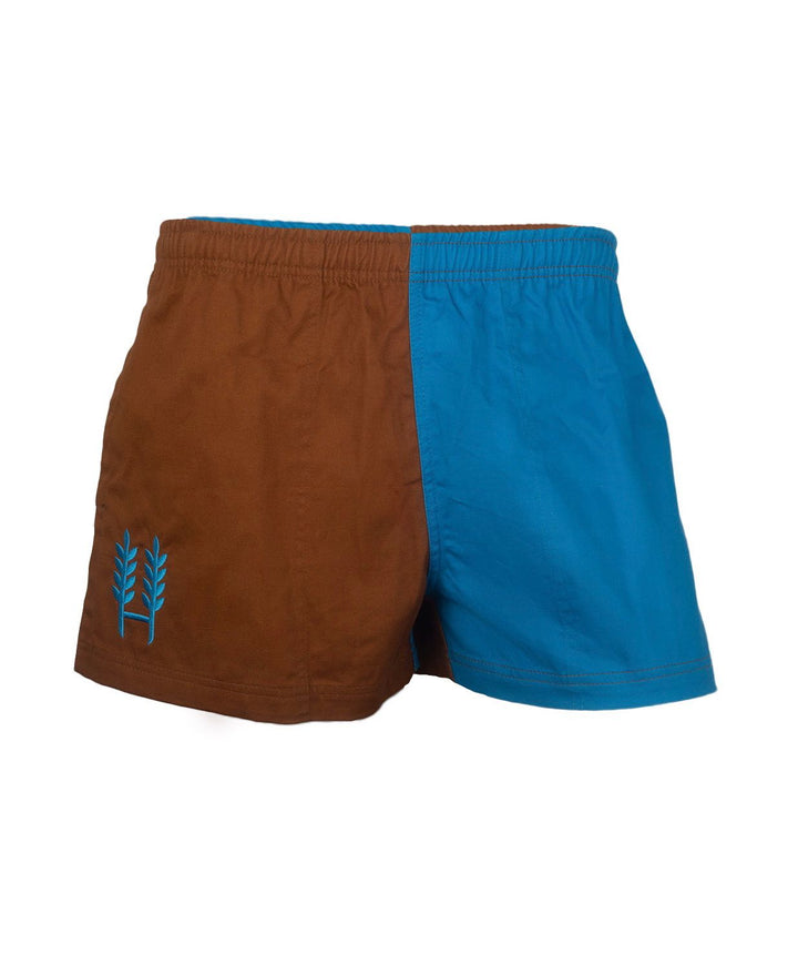 Brown/Blue Harlequin Shorts