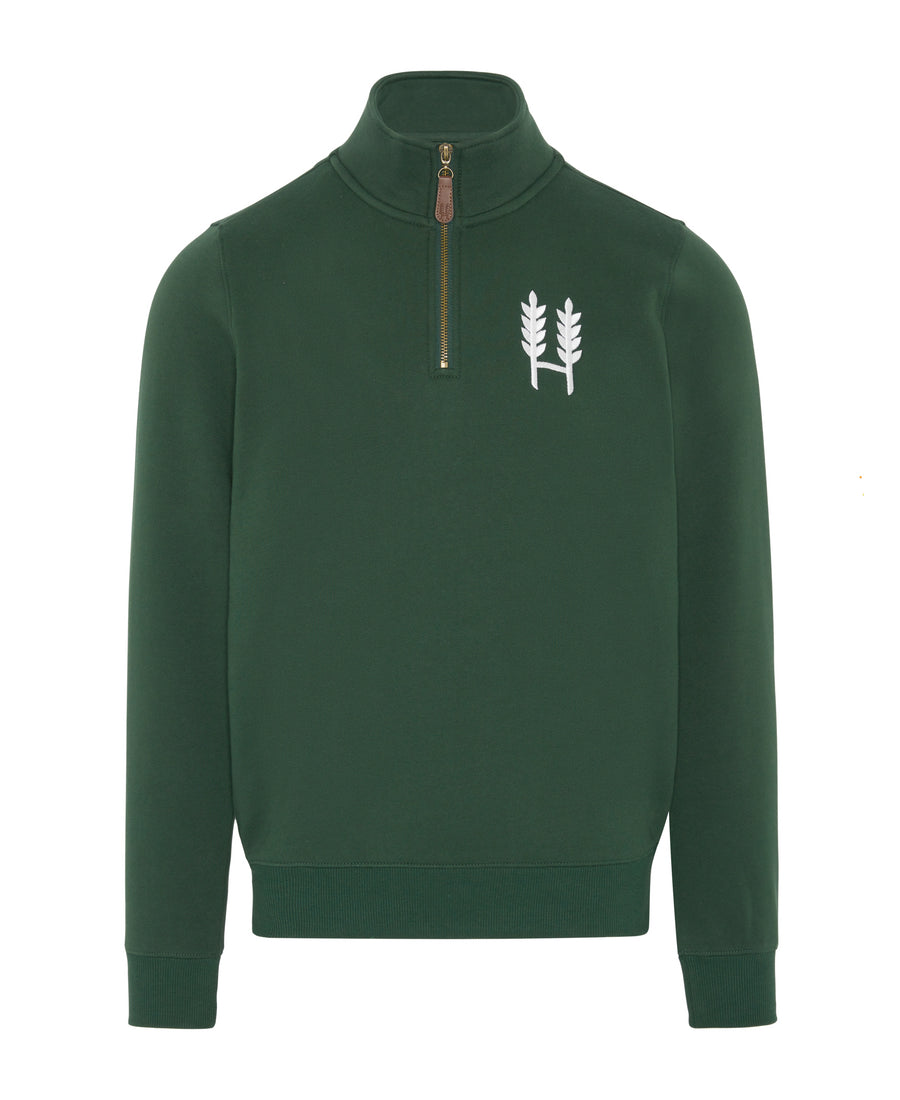 Original 1/4 Zip Sweatshirt - Forest Green