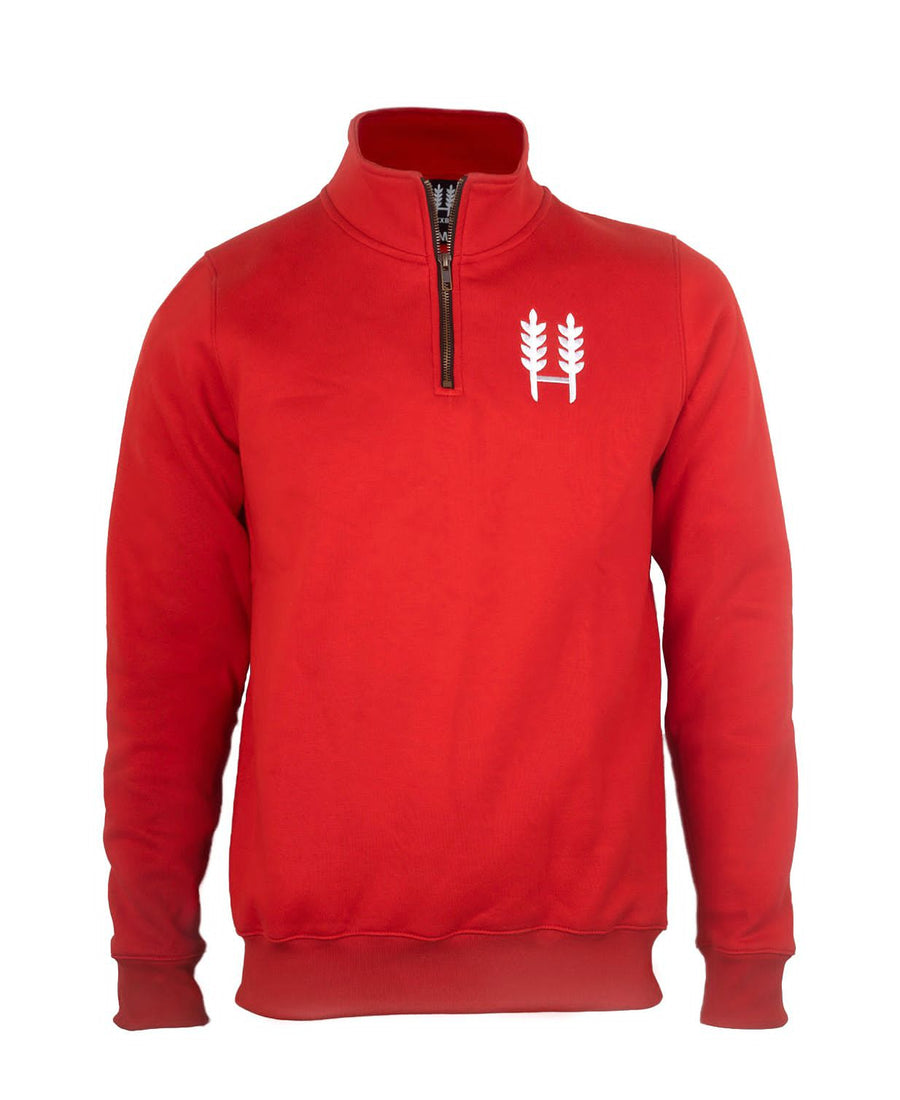 Original 1/4 Zip Sweatshirt - Red