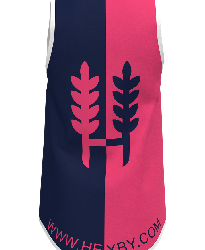 Pink/Navy Singlet