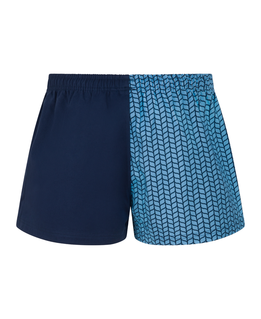 Navy/Harvest Blue Harlequin Shorts