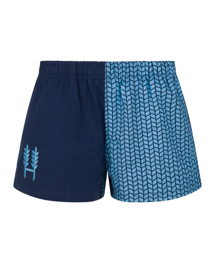 Navy/Harvest Blue Harlequin Shorts