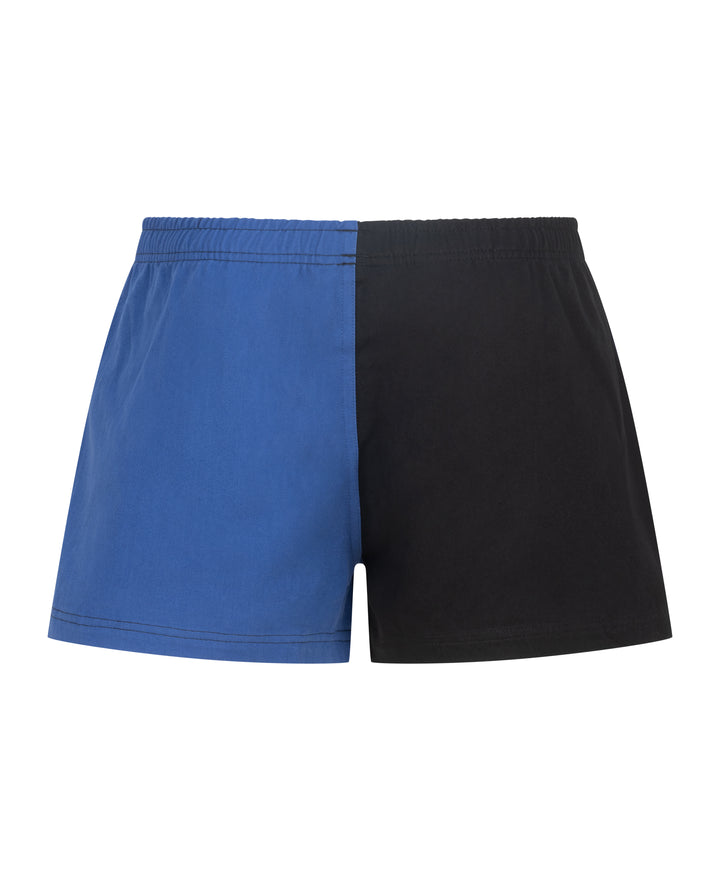 Blue/Black Harlequin Shorts
