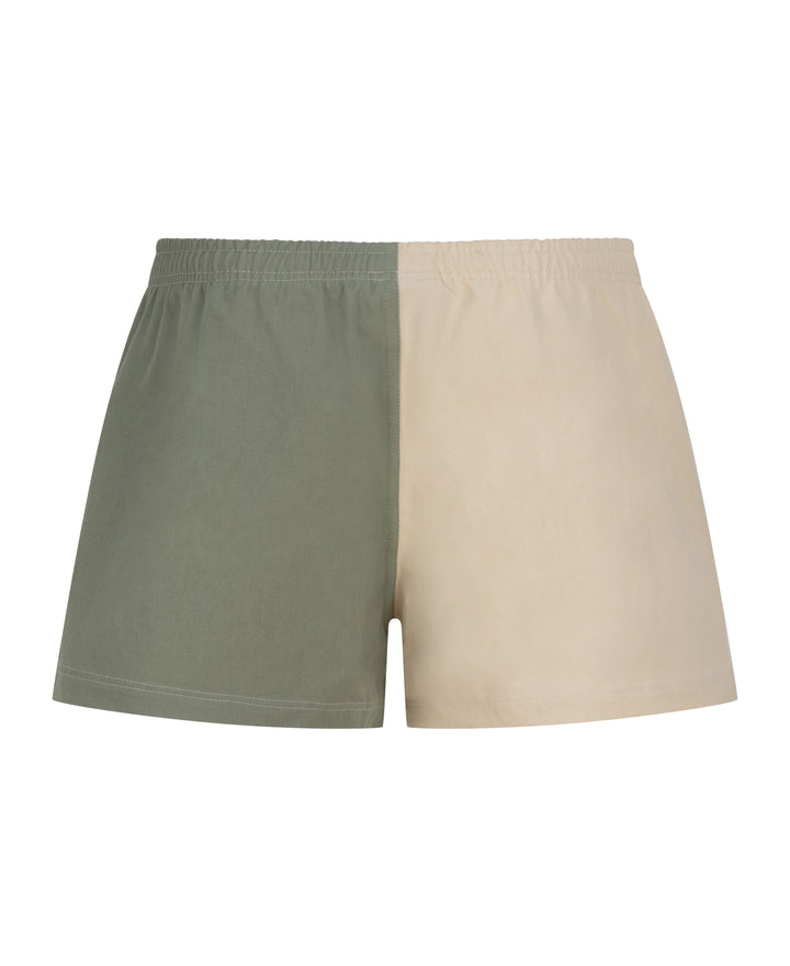 Sage/Cream Harlequin Shorts