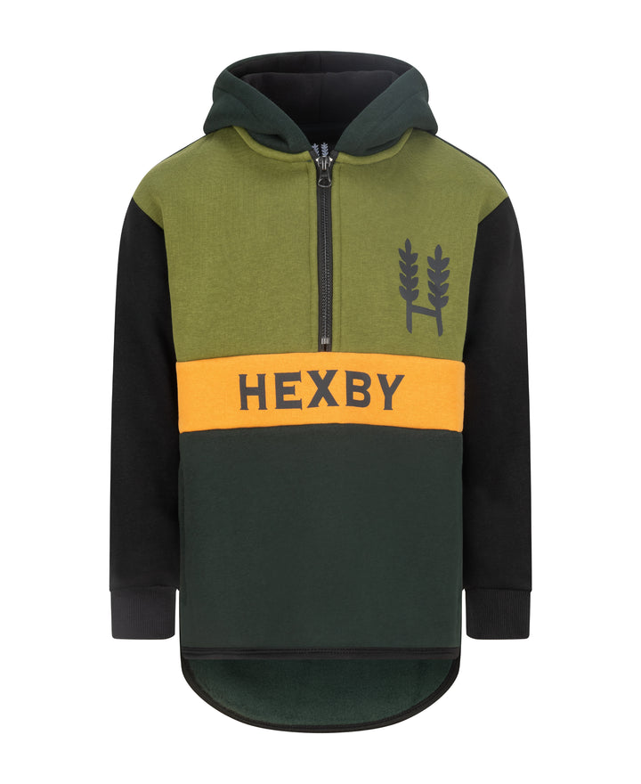 Kids Mullet Shearing Hoodie - Green & Oak