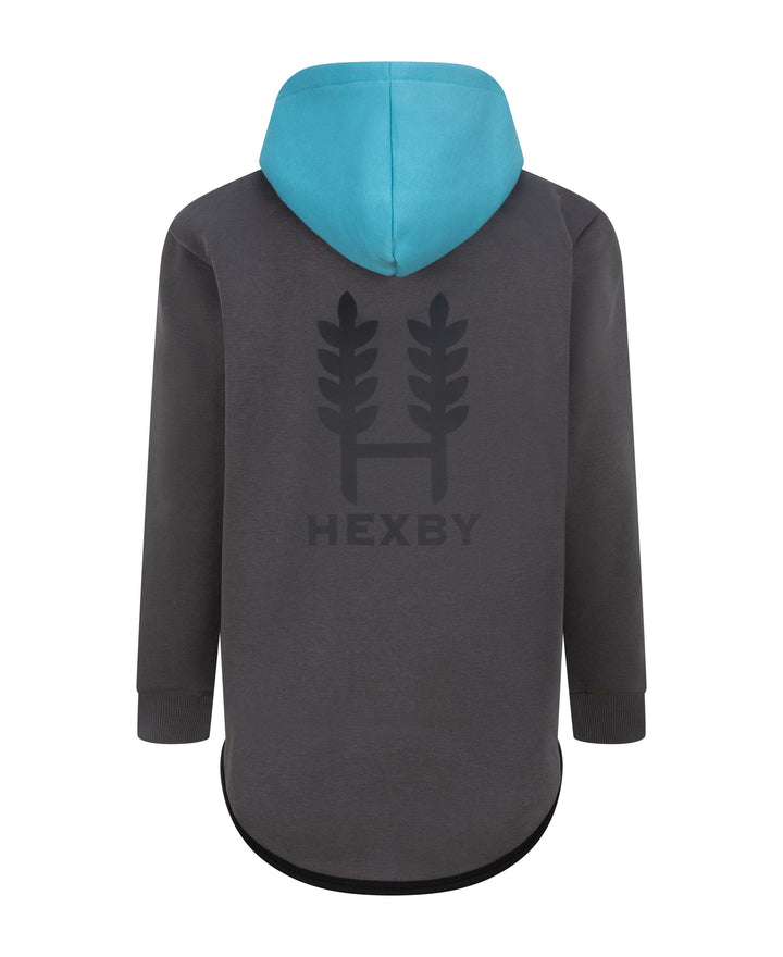 Kids Mullet Shearing Hoodie - Sky & Grey