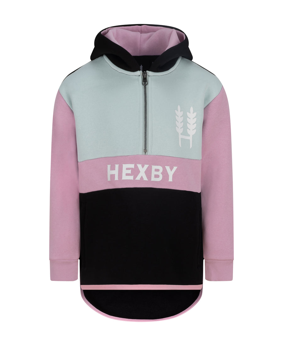 Kids Mullet Shearing Hoodie - Pink & Black
