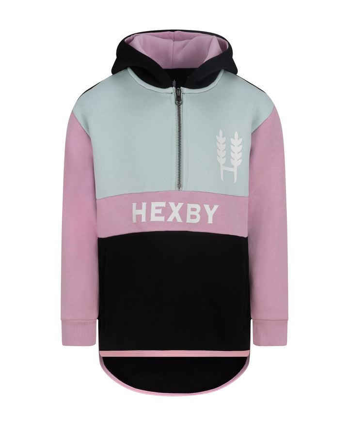 Kids Mullet Shearing Hoodie - Pink & Black